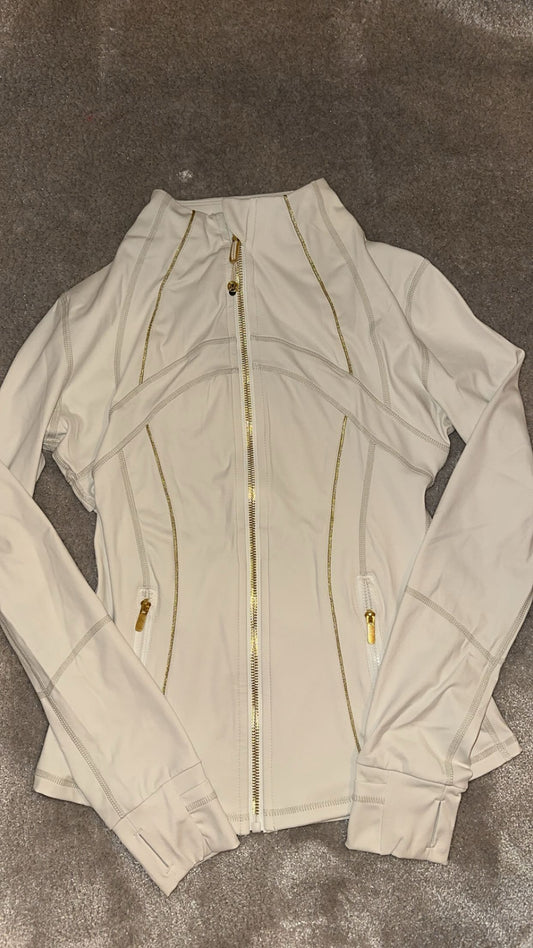 Women’s PRE ORDER define gold zipper jacket